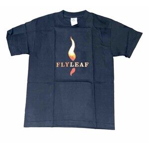 Vintage Flyleaf Christian Metal Rock Band Shirt T-Shirt Youth Medium NOS